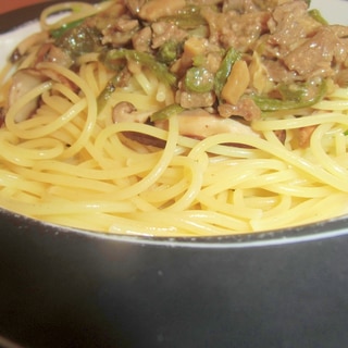 豆鼓醤マヨパスタ